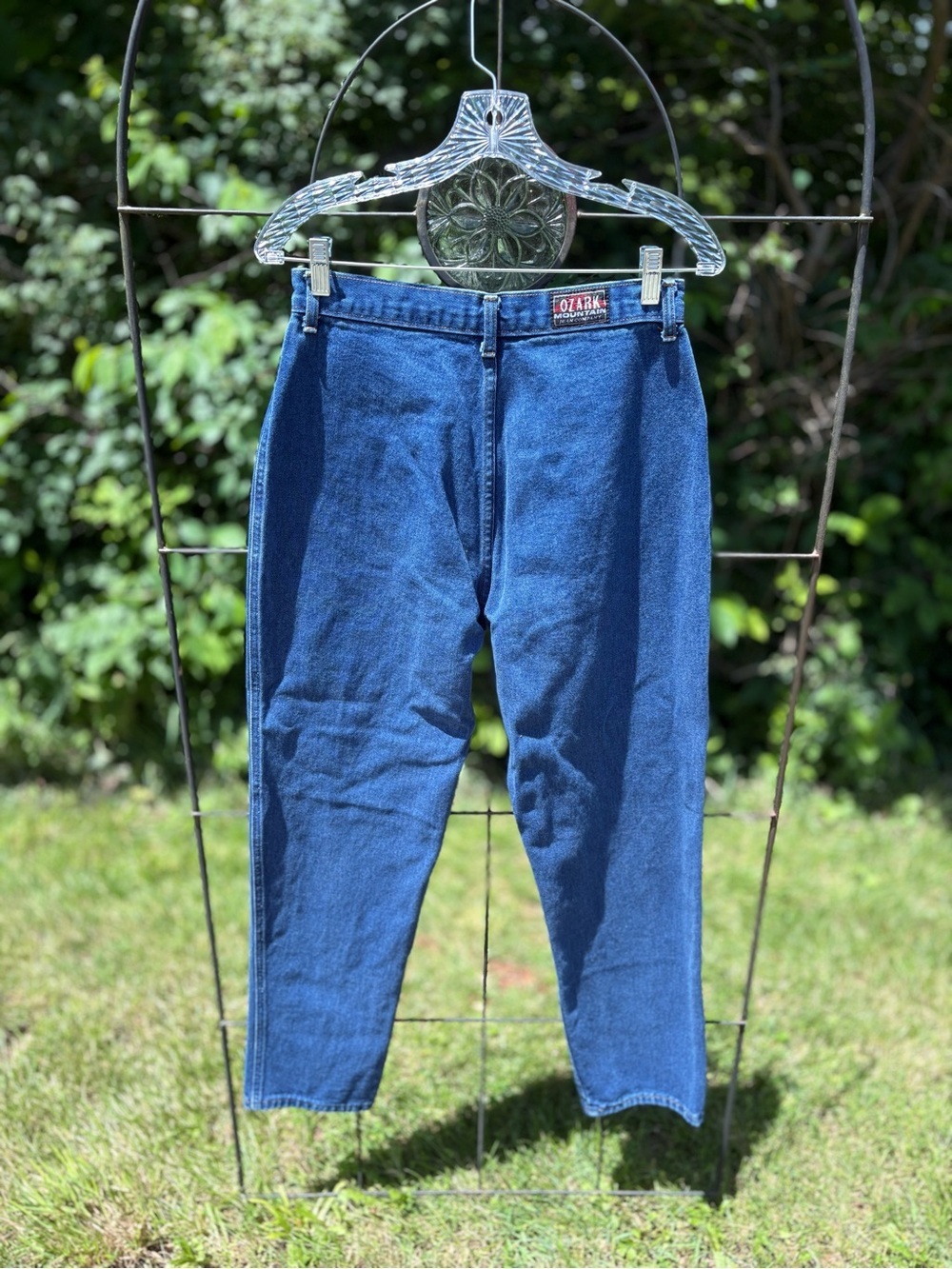 Western Bareback Jeans Denim High-Rise Women's Ozark Mountain Jean Company VTG